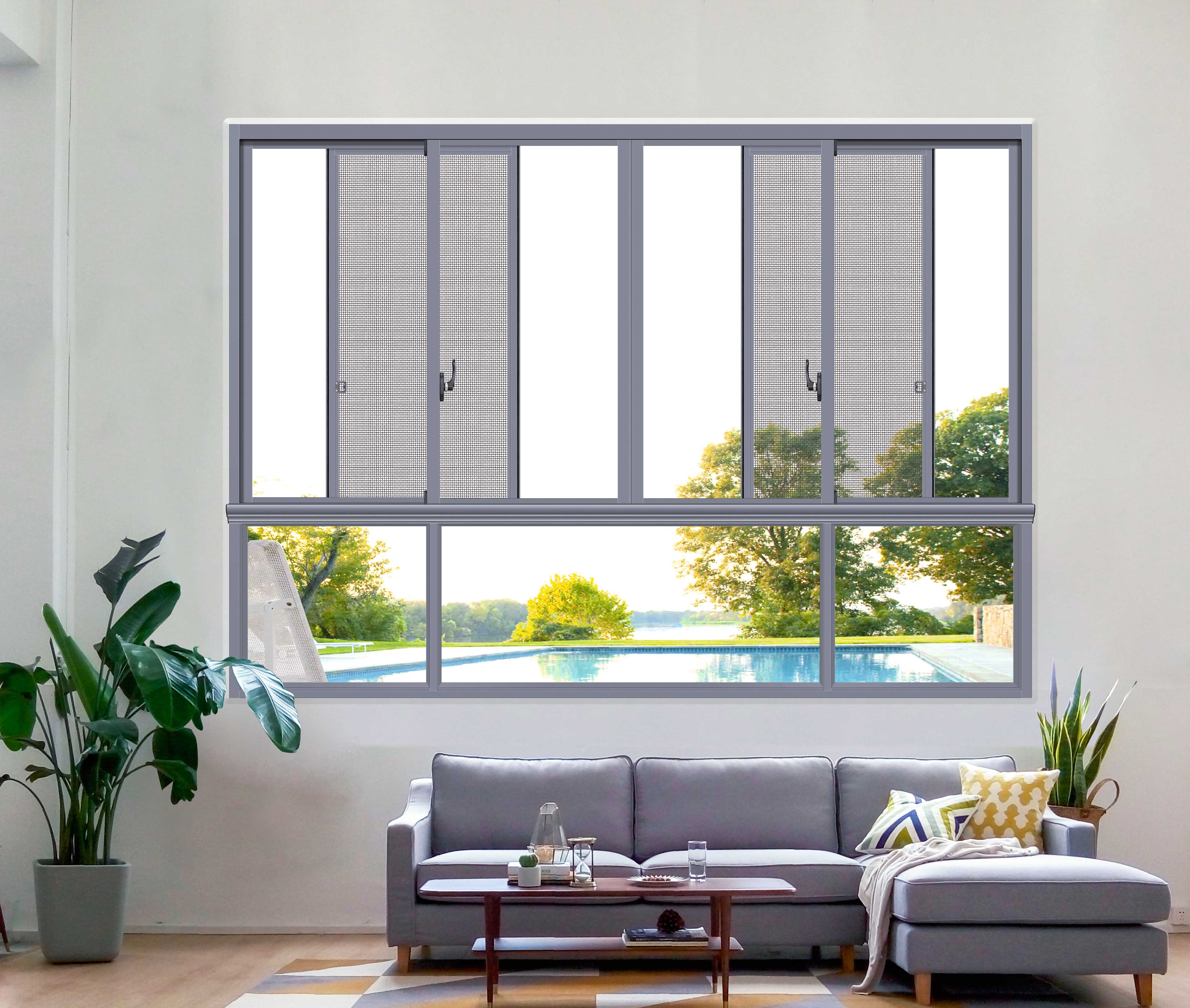 窗紗一體推拉窗